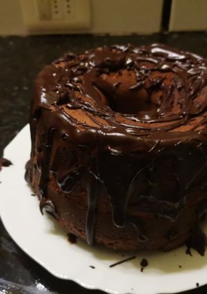 Una foto de Torta de zanahoria con chocolate