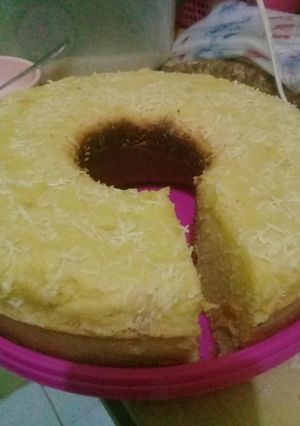 Foto resep Bolu tape baking pan