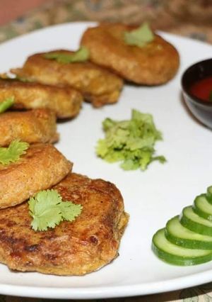 A picture of Shami kabab.