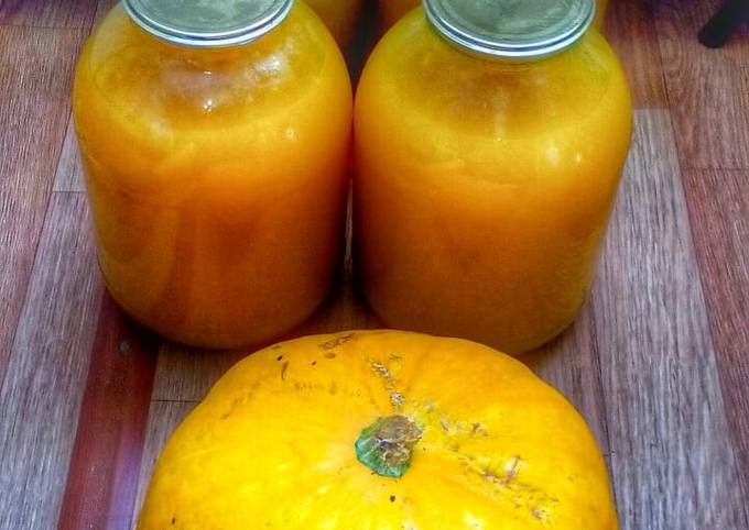 #заготовки Тыквеный сок