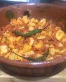 Papas con chorizo