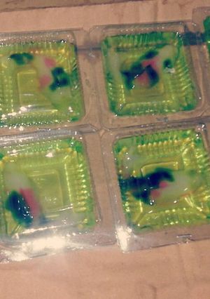 Foto resep Puding ikan koi