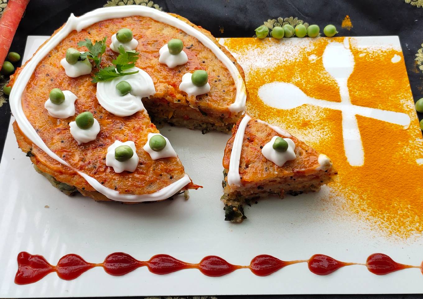 Vegetable cake