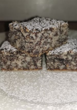 Almás-mákos kevert süti recept fotója