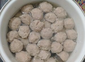 Foto resep Pentol Ayam Campur Daging Sapi