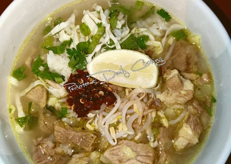 Resep Soto Bening Daging Sapi yang Enak Banget