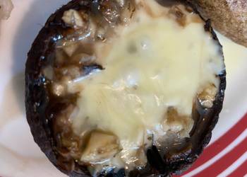 Easiest Way to Make Perfect Cheesy Portobello Mushroom