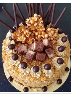 Foto resep Mocca Nougat cake (birthday cake)