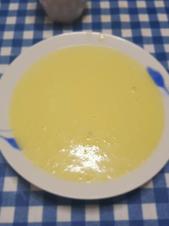 Una foto de Crema de calabacín