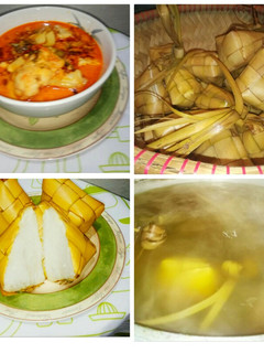 Foto resep Ketupat lengkap dengan sayur besan betawi