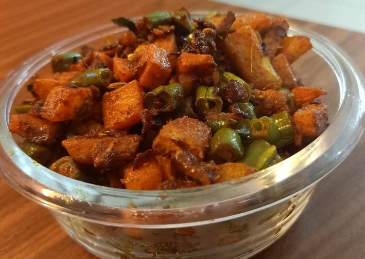 Recipe of Quick Veg stir fry