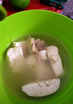 Foto resep Sayur tulang ayam dan tahu putih