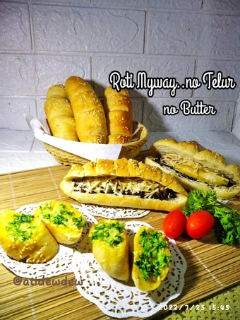 Cara Mudah Membikin Resep Roti Myway, no Telur no Butter yang Lezat Anti Ribet, Lezat