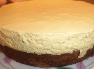Una foto de Cheesecake de mango