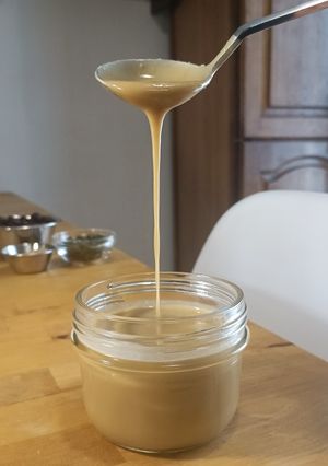 Une photo de 🌱Vinaigrette tahin et sauce soja