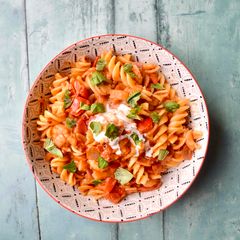 A picture of Chilli Prawn Pasta.