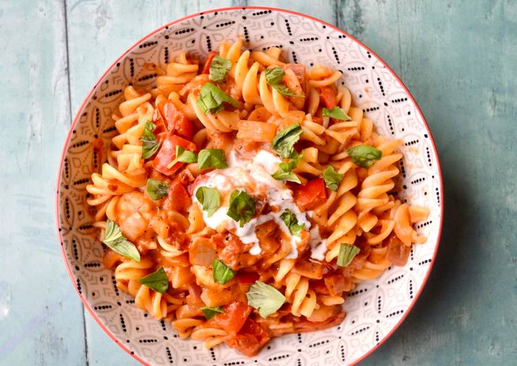 Easiest Way to Prepare Quick Chilli Prawn Pasta