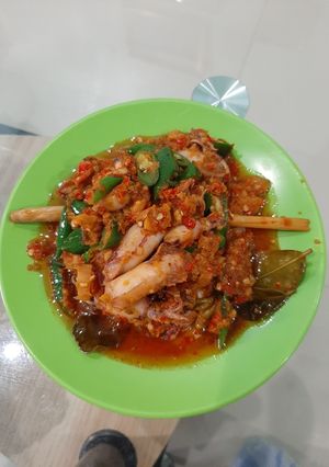 Foto resep Cumi Asin Balado Cabe ijo