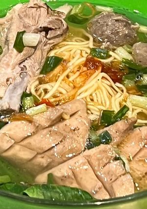 Hình của món Mì Cật Bò Viên.