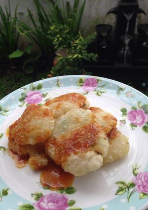 Foto resep Cireng salju bumbu rujak