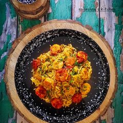 A picture of Prawns Pulao.