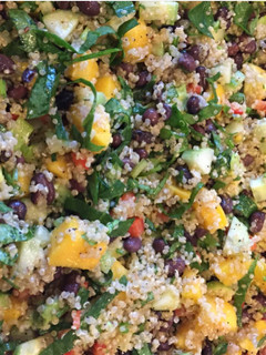 A picture of Quinoa salad.