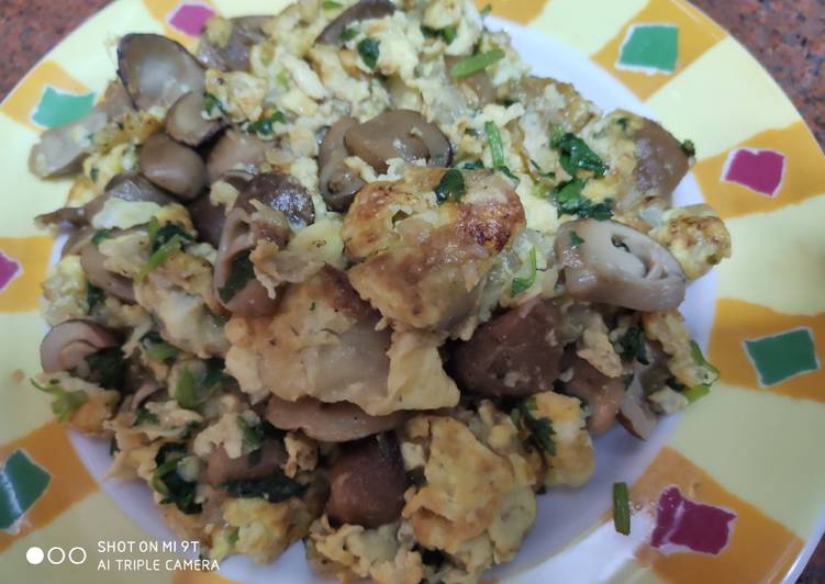 Recipe of Super Quick Homemade Vegetarian Oh jian (oyster omelette)