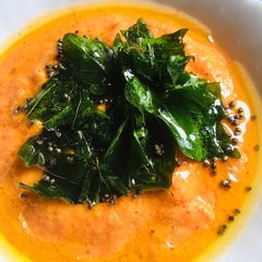 A picture of Coconut tomatoes chutney.