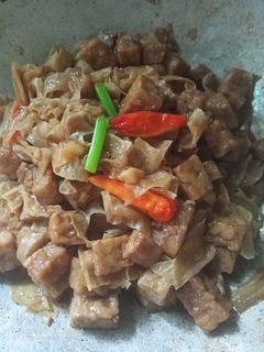 Foto resep Tempe and Tofu Skin with Teriyaki Sauce