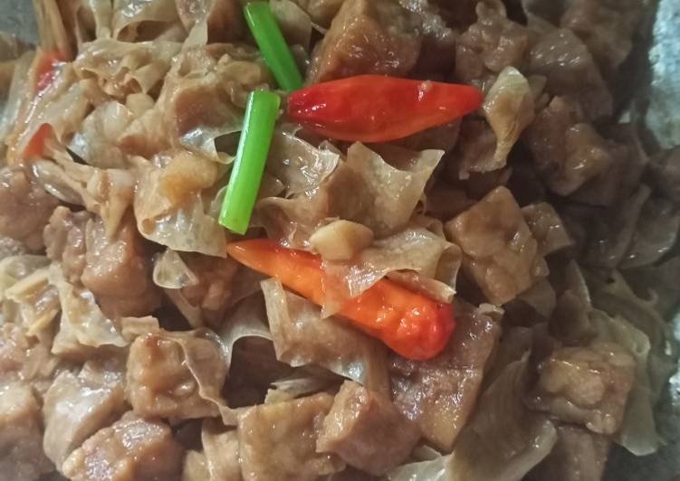 Resep Tempe and Tofu Skin with Teriyaki Sauce, Bikin Ngiler