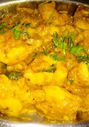 A picture of Spicy gatta curry.