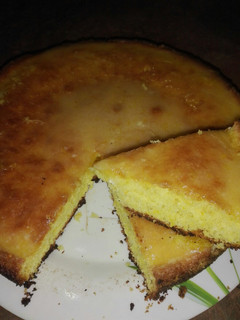 Una foto de Budín de naranja esponjoso
