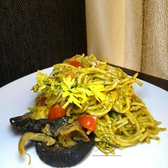 A picture of Avocado Spaghetti.