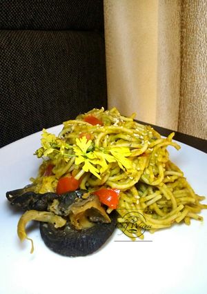 A picture of Avocado Spaghetti.
