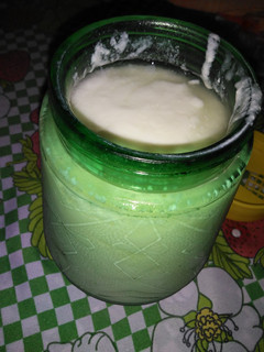 Una foto de Yogurt casero de vainilla