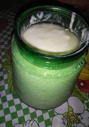 Una foto de Yogurt casero de vainilla