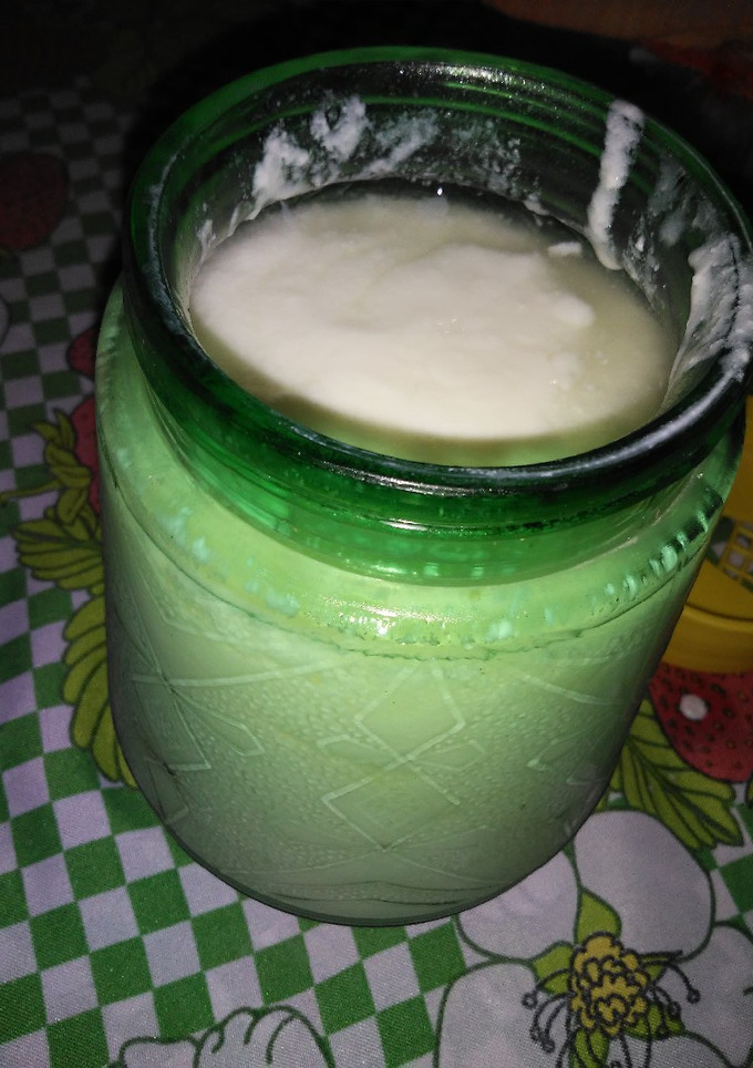 Una foto de Yogurt casero de vainilla