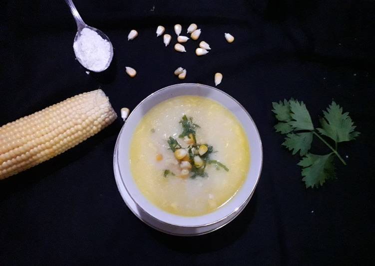 Resep Cream of Corn Soup yang enak dan Mudah Dibuat