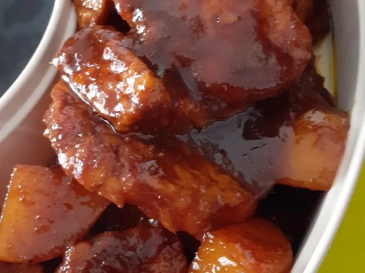 Cara Gampang Menyiapkan Resep Semur kentang tahu tempe ayam manis yang Bikin Ngiler Anti Ribet, Mantap Sekali