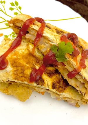 A picture of Egg Roll Sandwich.