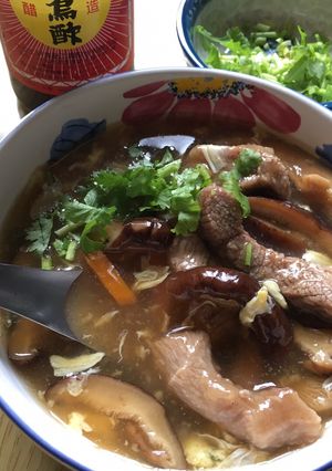 香菇赤肉羹 的食譜成品照片