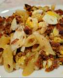 Pennette al Forno con Bolognese, Provola Dolce e Uova Sode