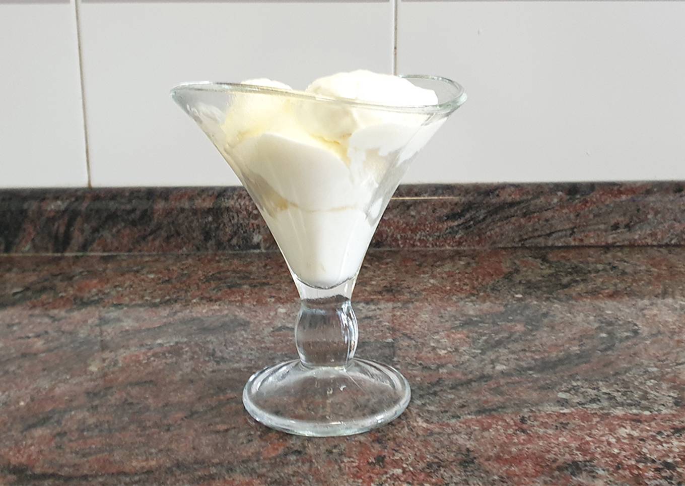 Helado de limón casero