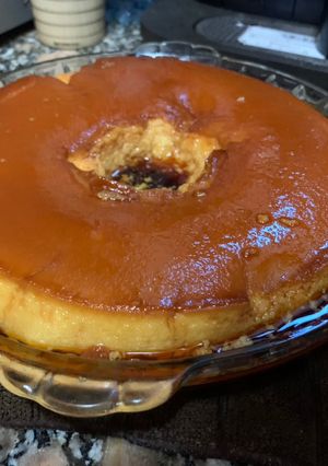 Una foto de Flan casero de huevo 🍮