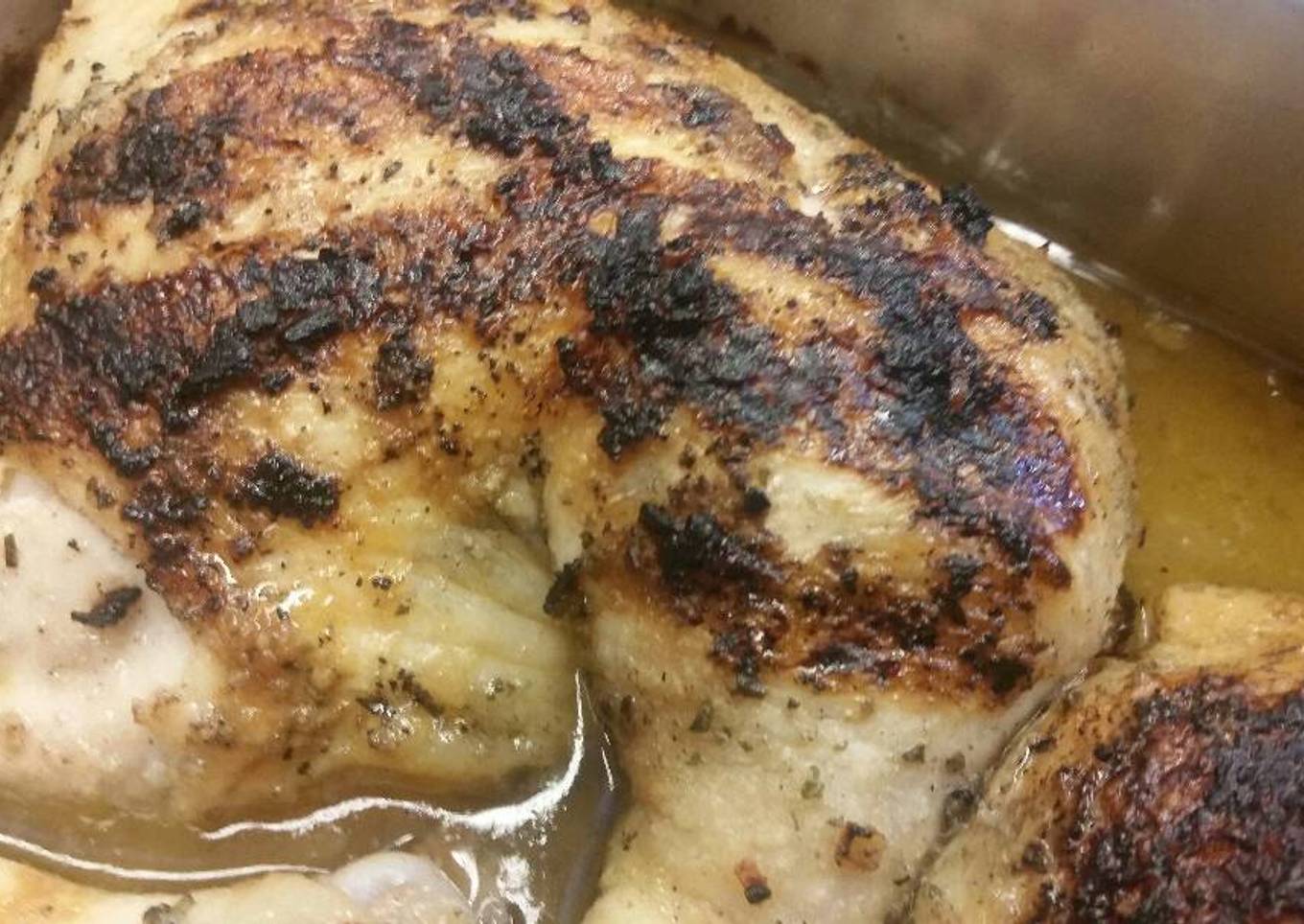 Rosemary Chicken w/ Lemon-Pepper Sauce