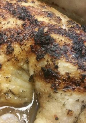 A picture of Rosemary Chicken w/ Lemon-Pepper Sauce.