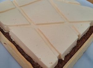 Une photo de Tarte banane datte dulcey