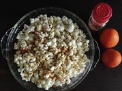 A picture of masala popcorn