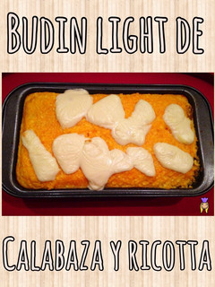 Una foto de Budín de calabaza y ricota light (diet) muy fácil