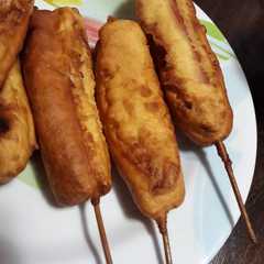A picture of Banderillas de salchicha.